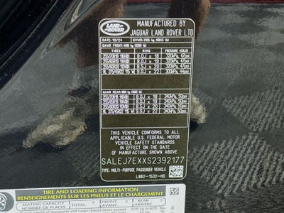 2025 Land Rover Defender S