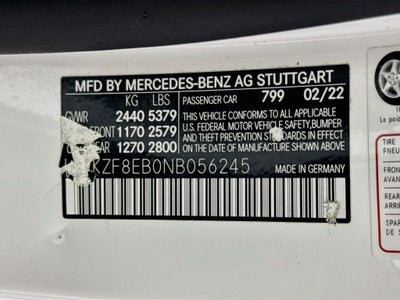 2022 Mercedes-Benz E 350 E 350 4MATIC®/Peremium Package
