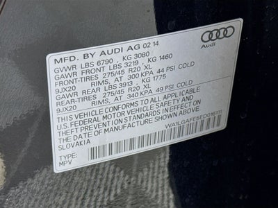 2014 Audi Q7 3.0T Premium Plus quattro