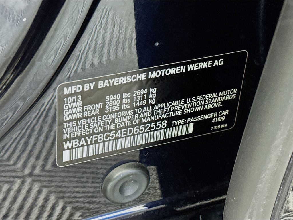 2014 BMW 750Li 750Li xDrive