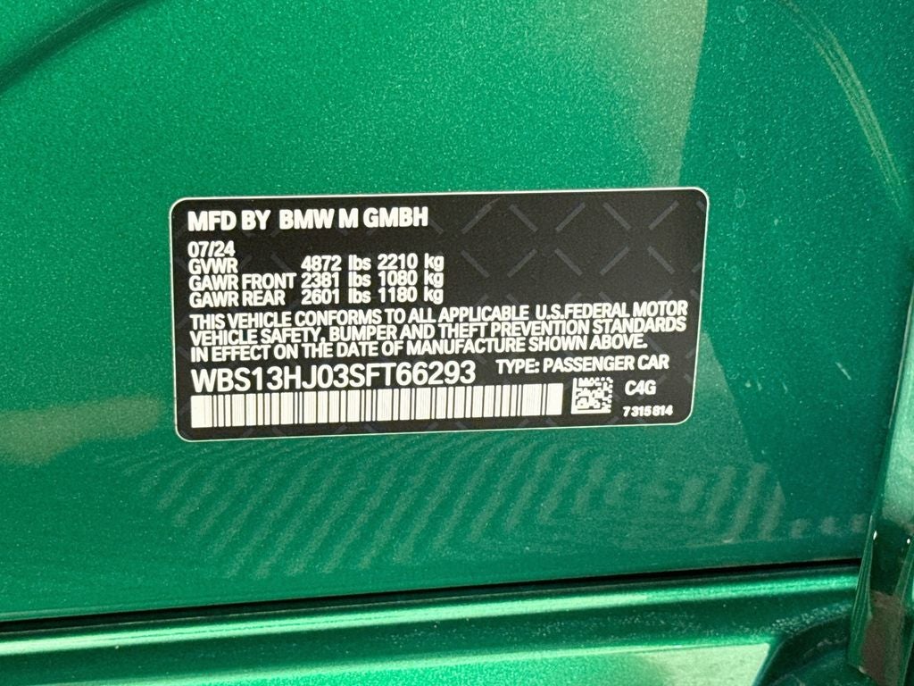 2025 BMW M3 Base Execuive Package-6Speed Manual