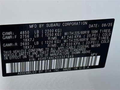 2025 Subaru OUTBACK Limited