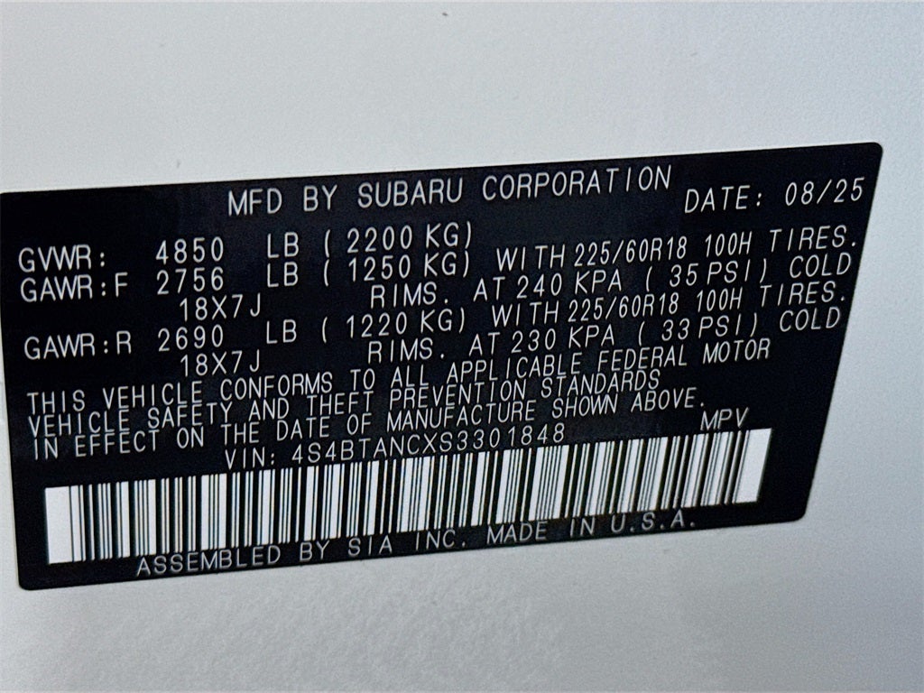 2025 Subaru OUTBACK Limited