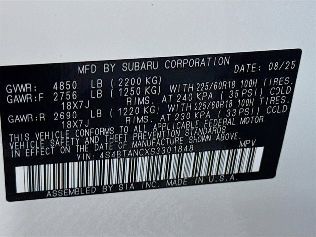 2025 Subaru OUTBACK Limited