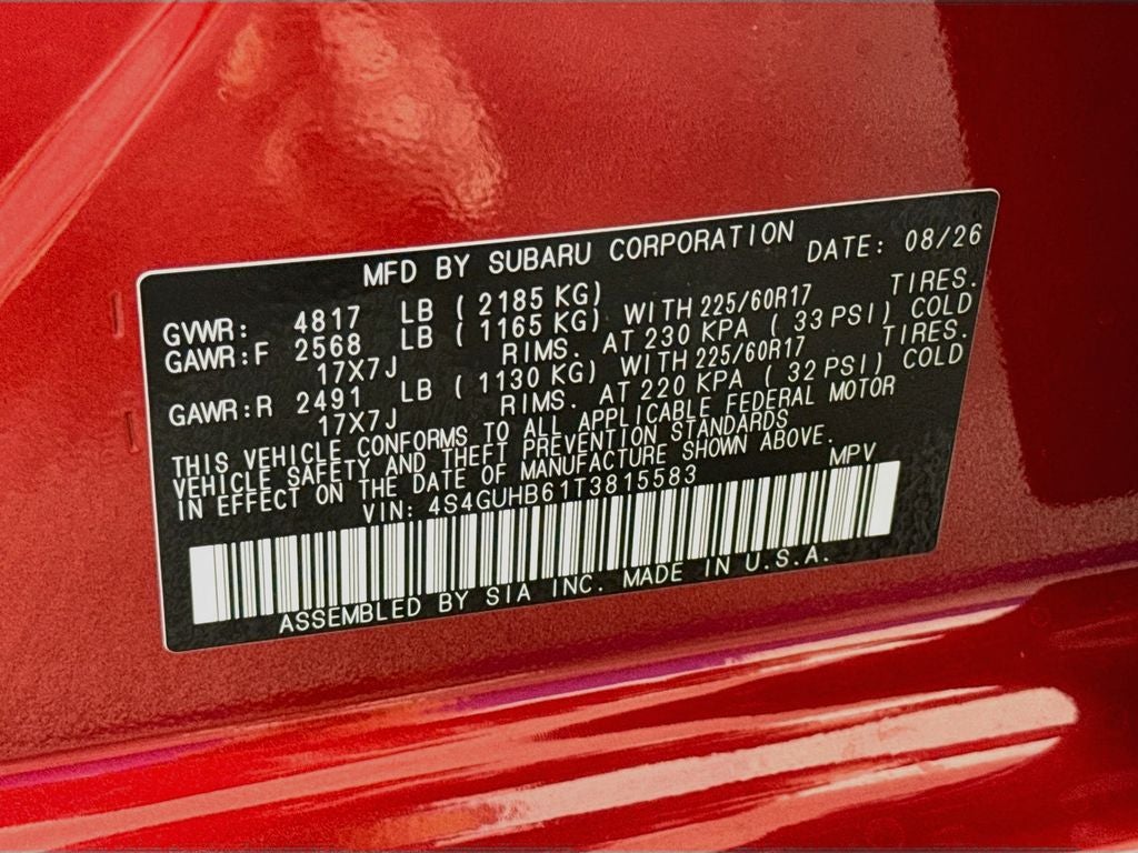 2026 Subaru CROSSTREK Base