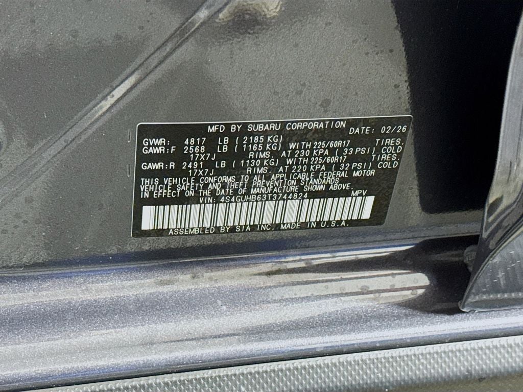 2026 Subaru CROSSTREK Base