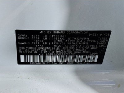 2026 Subaru CROSSTREK Sport