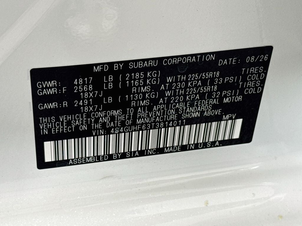 2026 Subaru CROSSTREK Sport