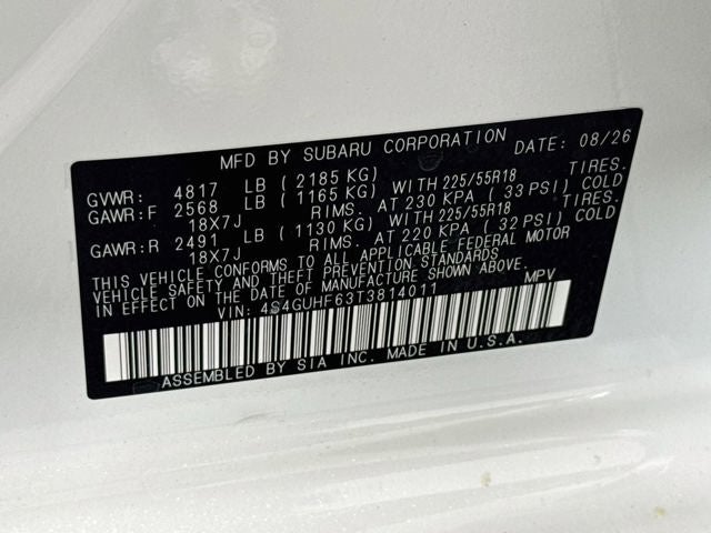 2026 Subaru CROSSTREK Sport
