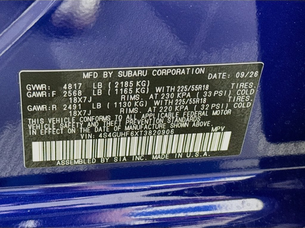 2026 Subaru CROSSTREK Sport