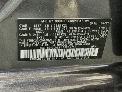 2026 Subaru CROSSTREK Limited