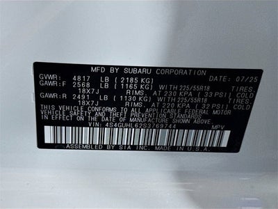 2025 Subaru CROSSTREK Limited