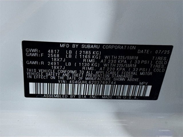 2025 Subaru CROSSTREK Limited