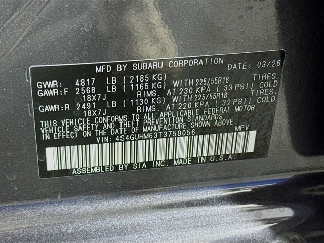 2026 Subaru CROSSTREK Limited