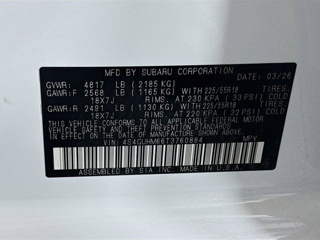 2026 Subaru CROSSTREK Limited