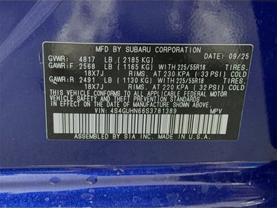 2025 Subaru CROSSTREK Limited