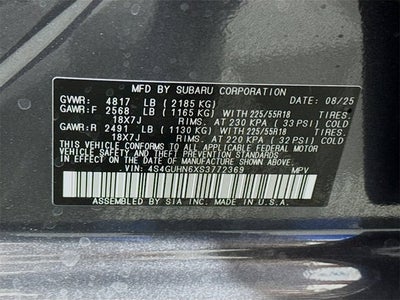 2025 Subaru CROSSTREK Limited