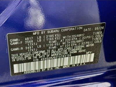 2026 Subaru CROSSTREK Wilderness