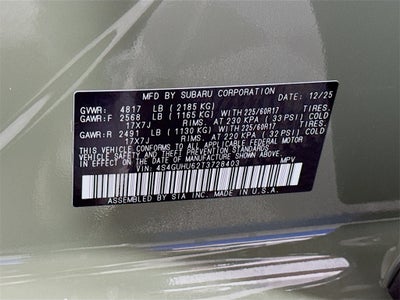 2026 Subaru CROSSTREK Wilderness