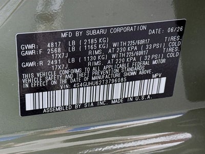 2026 Subaru CROSSTREK Wilderness