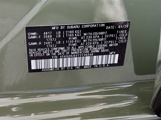 2026 Subaru CROSSTREK Wilderness