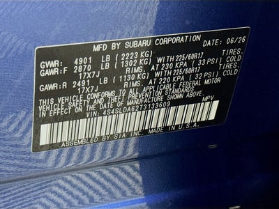 2026 Subaru FORESTER Standard Model