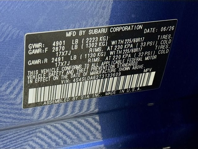 2026 Subaru FORESTER Standard Model