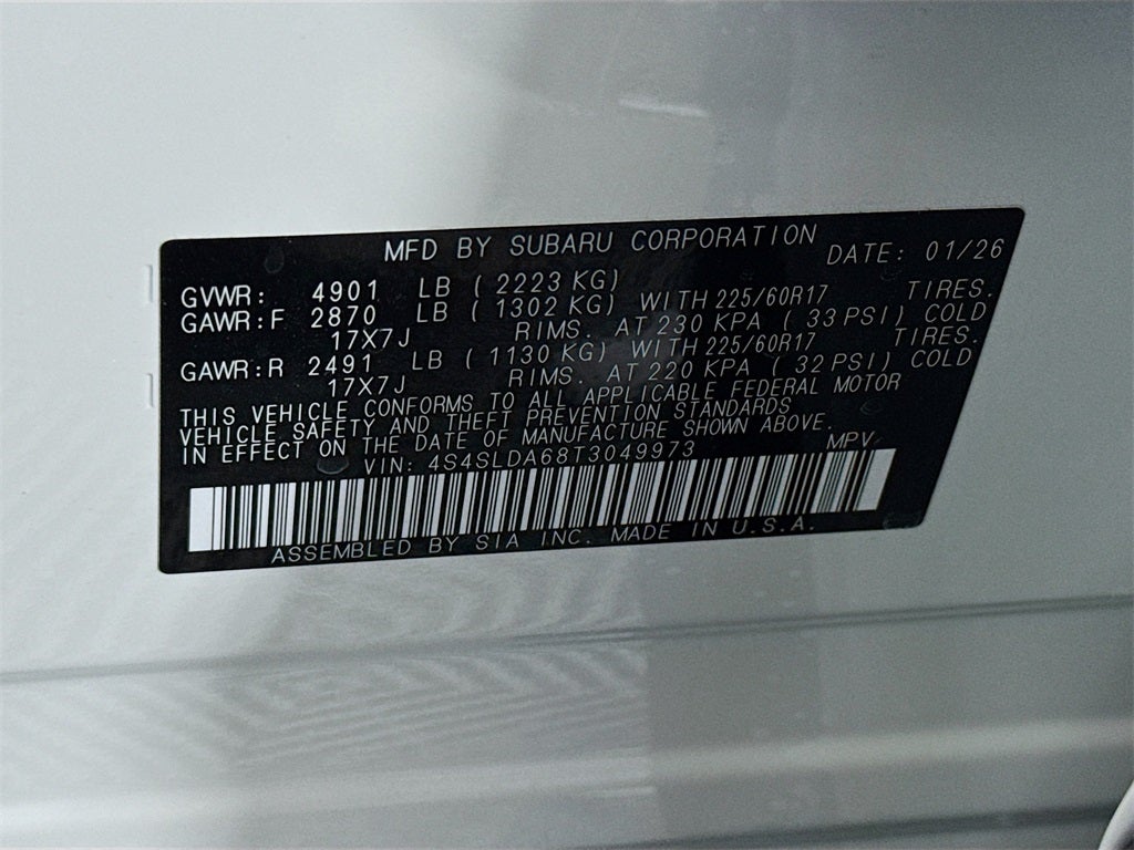 2026 Subaru FORESTER Standard Model