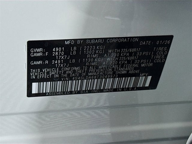 2026 Subaru FORESTER Standard Model