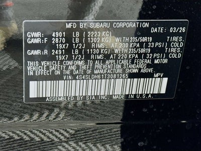 2026 Subaru FORESTER Sport Onyx Edition