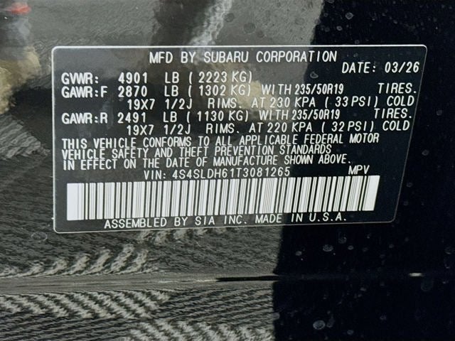 2026 Subaru FORESTER Sport Onyx Edition