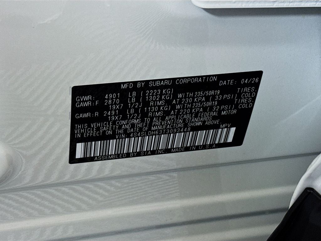 2026 Subaru FORESTER Sport Onyx Edition