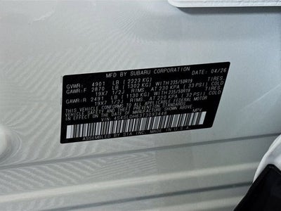 2026 Subaru FORESTER Sport Onyx Edition