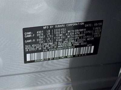 2026 Subaru FORESTER Sport Onyx Edition