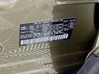 2026 Subaru FORESTER Wilderness