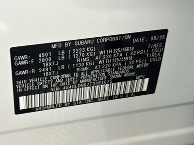2026 Subaru FORESTER Limited