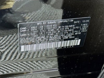 2026 Subaru FORESTER Touring