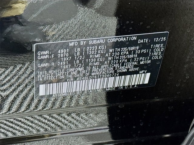 2026 Subaru FORESTER Touring