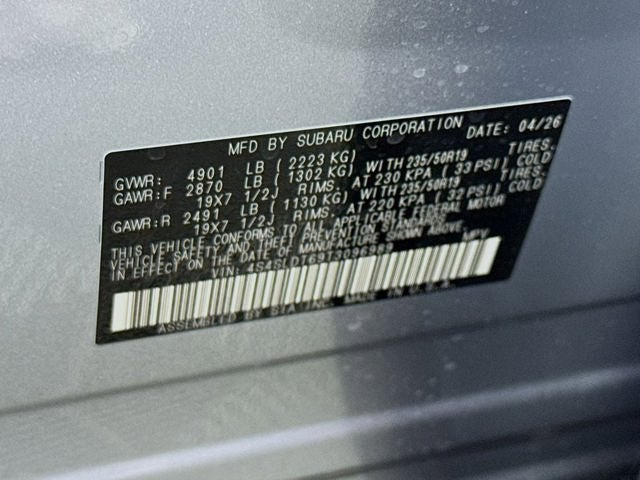 2026 Subaru FORESTER Touring