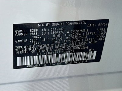 2026 Subaru FORESTER Premium Hybrid