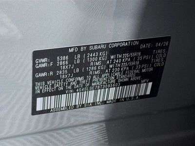 2026 Subaru FORESTER Premium Hybrid