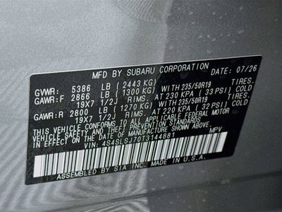 2026 Subaru FORESTER Sport Hybrid
