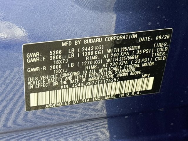2026 Subaru FORESTER Limited Hybrid