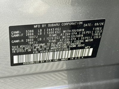 2026 Subaru FORESTER Limited Hybrid