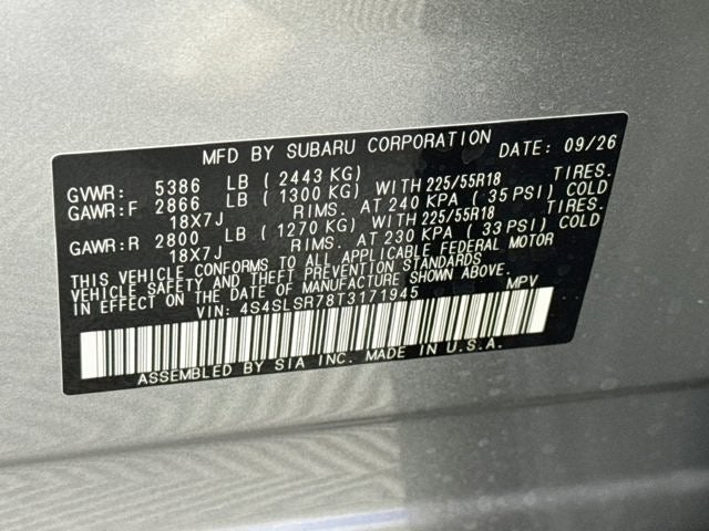 2026 Subaru FORESTER Limited Hybrid