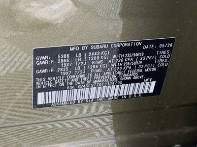 2026 Subaru FORESTER Touring Hybrid
