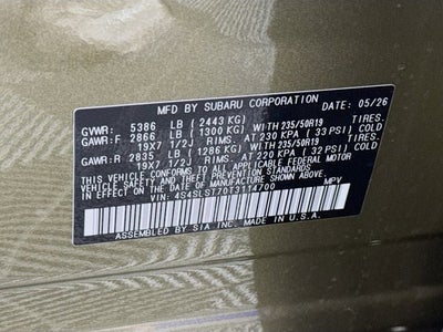 2026 Subaru FORESTER Touring Hybrid