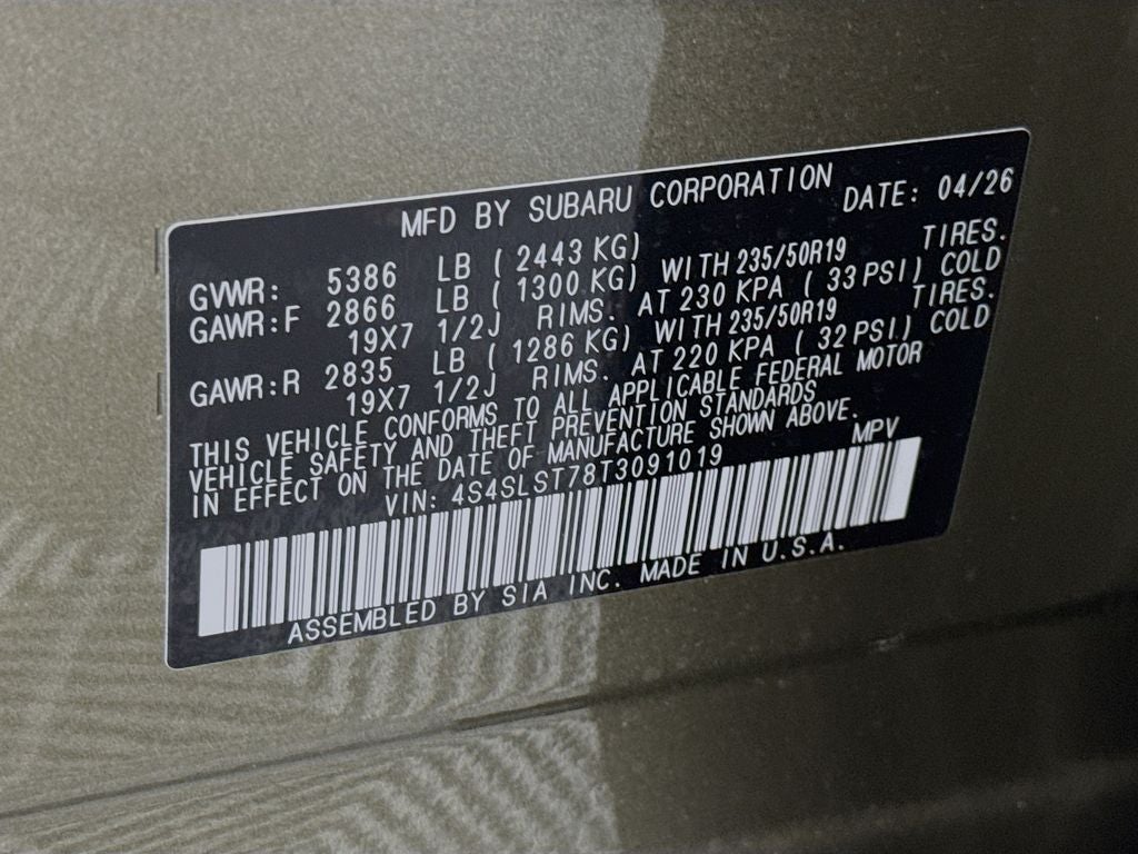 2026 Subaru FORESTER Touring Hybrid