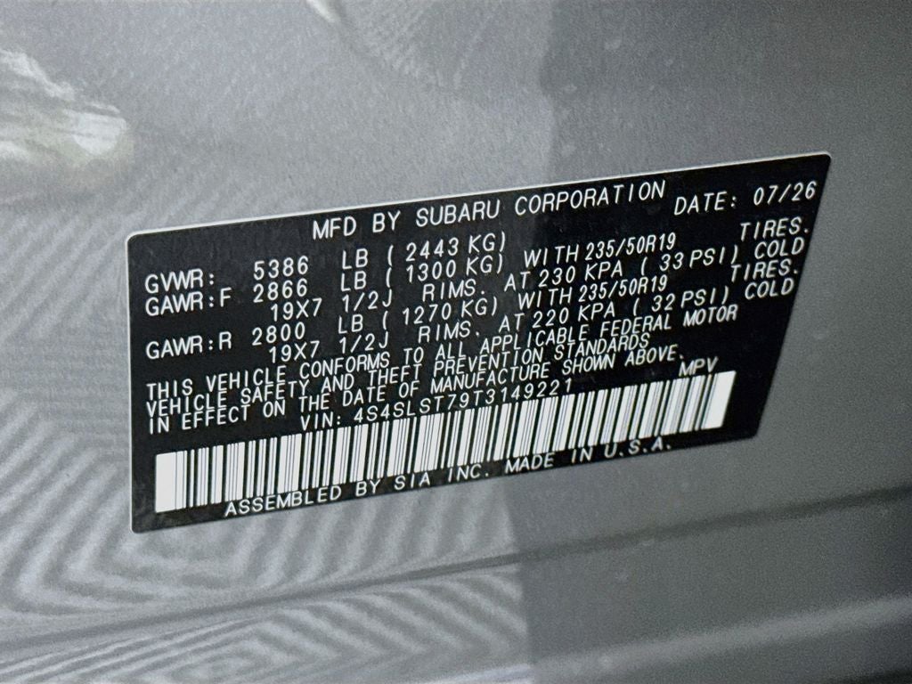 2026 Subaru FORESTER Touring Hybrid