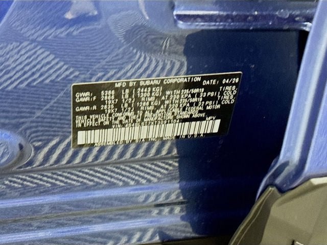 2026 Subaru FORESTER Touring Hybrid